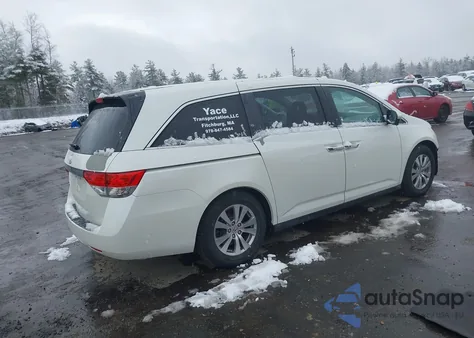 2014 Honda Odyssey Ex-L from USA, damaged, VIN 5FNRL5H69EB068181